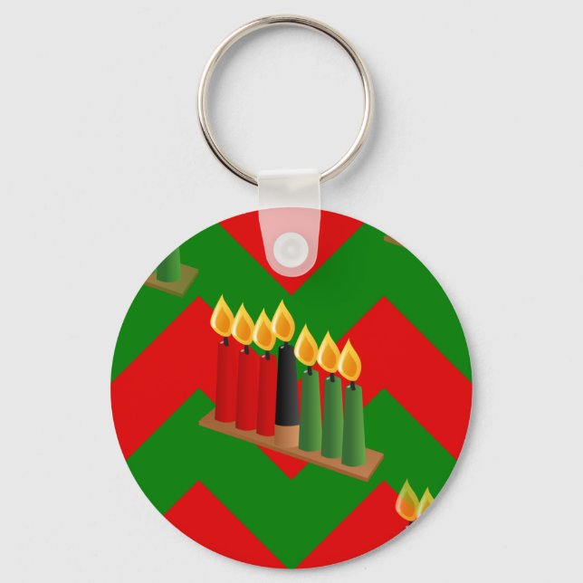 chevron kwanzaa nyckelring (Framsida)