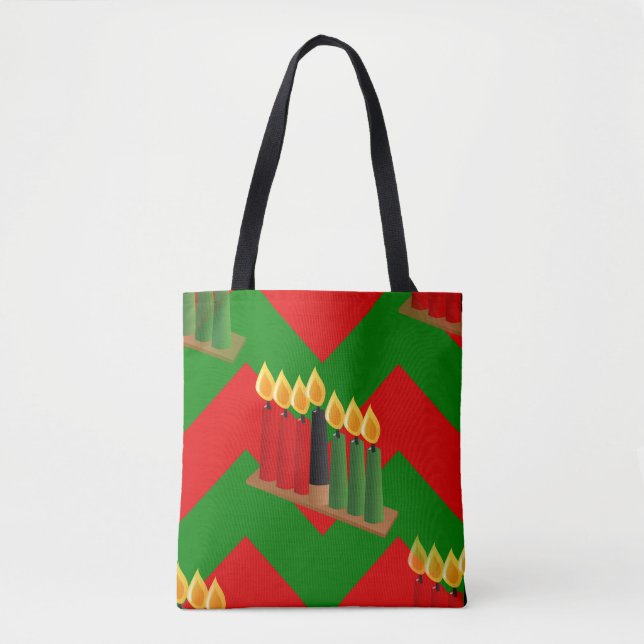 chevron kwanzaa tygkasse (Framsida)