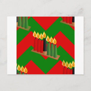 chevron kwanzaa vykort
