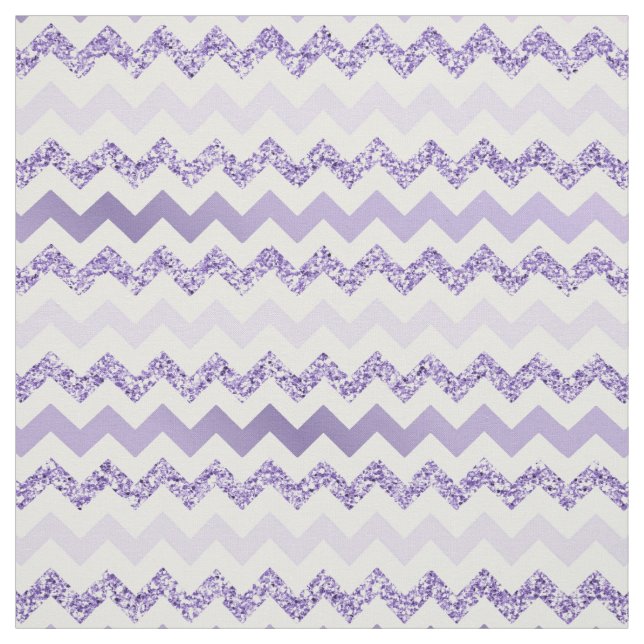 Chevron Lila Gradient Fabric Tyg (Provkarta)
