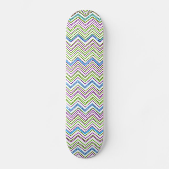 Chevron Mini Skateboard Bräda 18,5 Cm (Framsida)