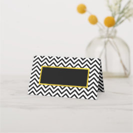 Chevron Modern Elegance Bröllop Bord Placeringskort
