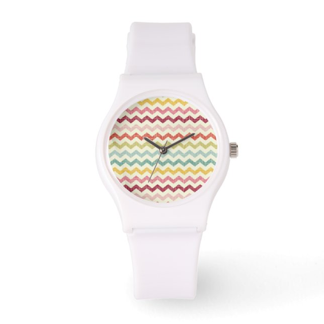Chevron Mönster 3 Armbandsur (Framsida)