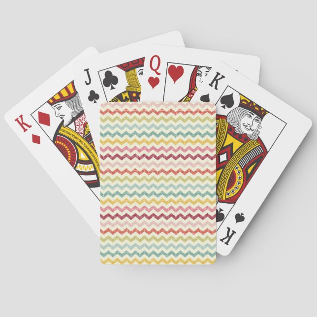Chevron Mönster 4 Casinokort (Baksidan)