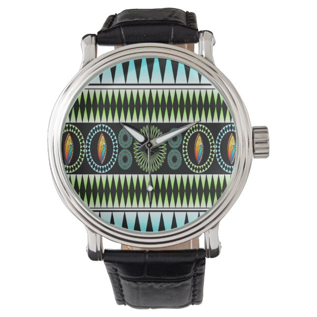 Chevron Mönster Armbandsur (Framsida)