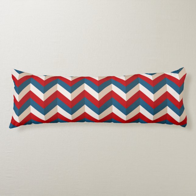 Chevron Mönster Kroppskudde (Framsidan)
