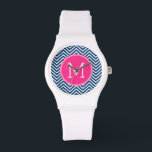 Chevron Mönster med Monogram - marinens Magenta<br><div class="desc">En populär design med ett område där du kan lägga till initialer. Trendiget färg och mönster för ert mobil. Om du behöver justera monogrammen klickar du på knappen Anpassa och gör ändringar.</div>