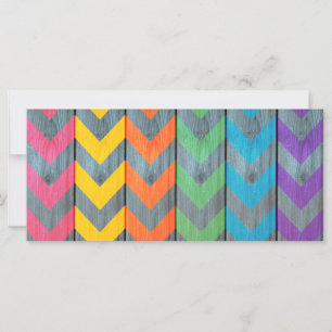 Chevron Mönster On Wood Struktur av Shirley Taylor
