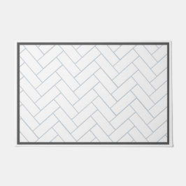 Chevron Mönster Tile Doormat