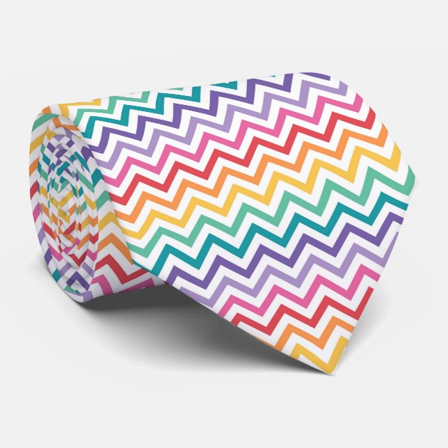 Chevron Rainbow Mönster Slips (Rullad)