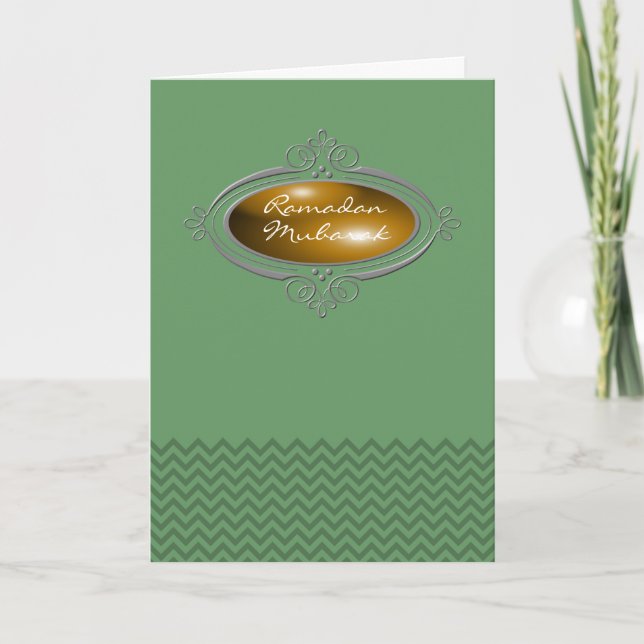 Chevron Ramadan Mubarak Kort (Framsida)