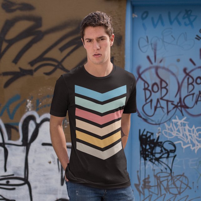 Chevron Retro T Shirt (Skapare uppladdad)