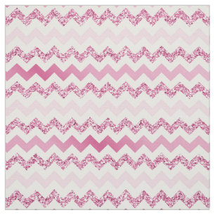 Chevron Rosa Gradient Fabric Tyg