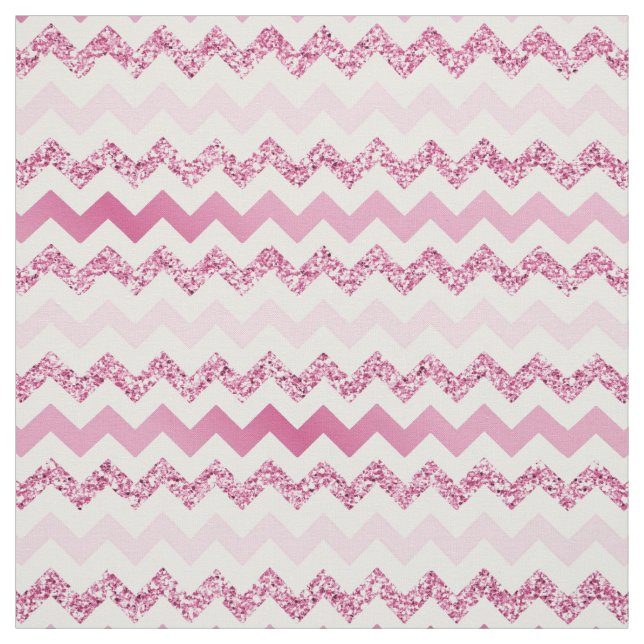 Chevron Rosa Gradient Fabric Tyg (Provkarta)