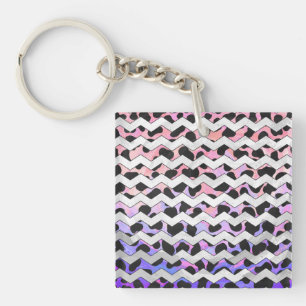 Chevron Rosa och svart Dalformation