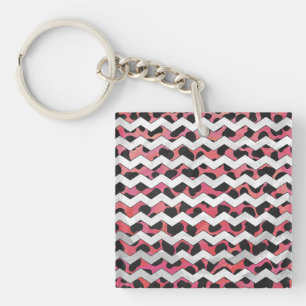Chevron Rosa och svart Dalformation