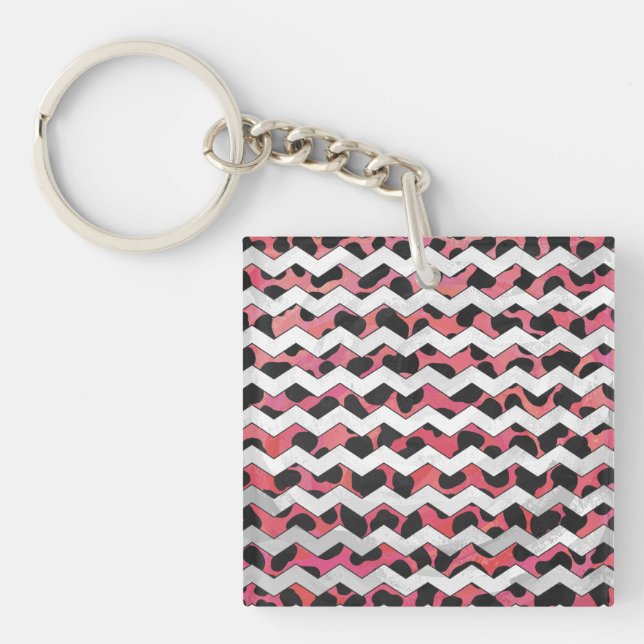 Chevron Rosa och svart Dalformation (Framsidan)