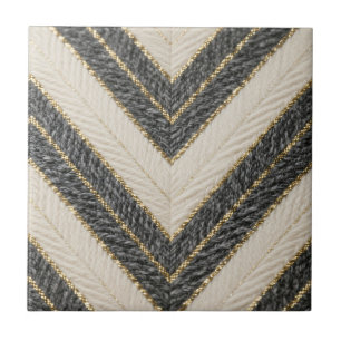 Chevron Sicksack Glamour Mönster Kakelplatta