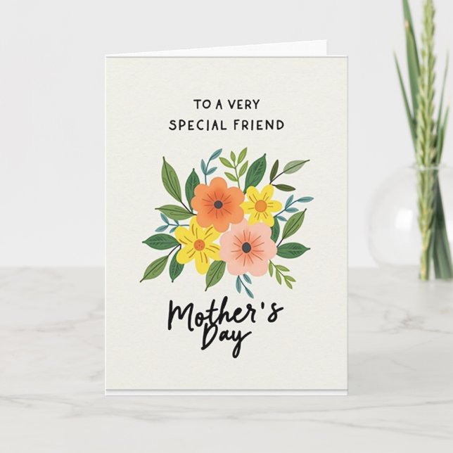 Chevron Special Bouquet-kort Kort (Framsida)