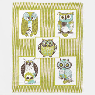 Chevron Uggla Fleece Blanket