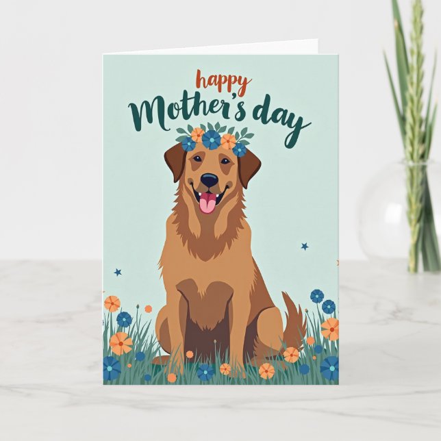 Chevron Vänlig Hund Kort (Framsida)
