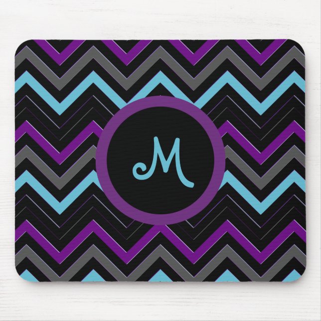 Chevron Wave Mountain Top Mouse Pad Musmatta (Framsidan)