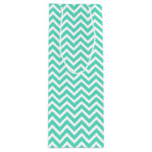 Chevron Zig Zag i Aqua Blue
