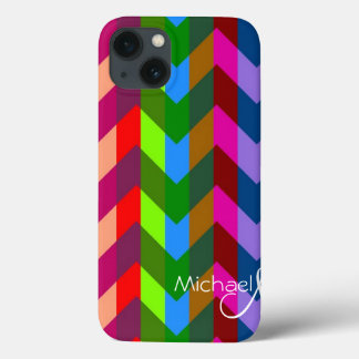 Chevron Zigzag Anpassningsbar Monogram 3