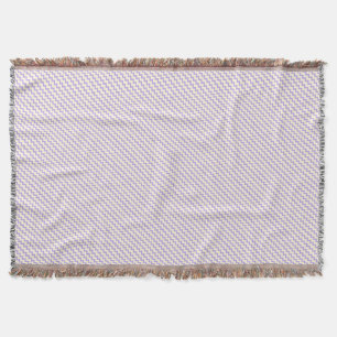 Chevron zigzag mönster lila lilac och kräm mysfilt