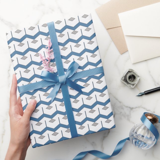 Chevron ZigZig Presentpapper (Gifting)