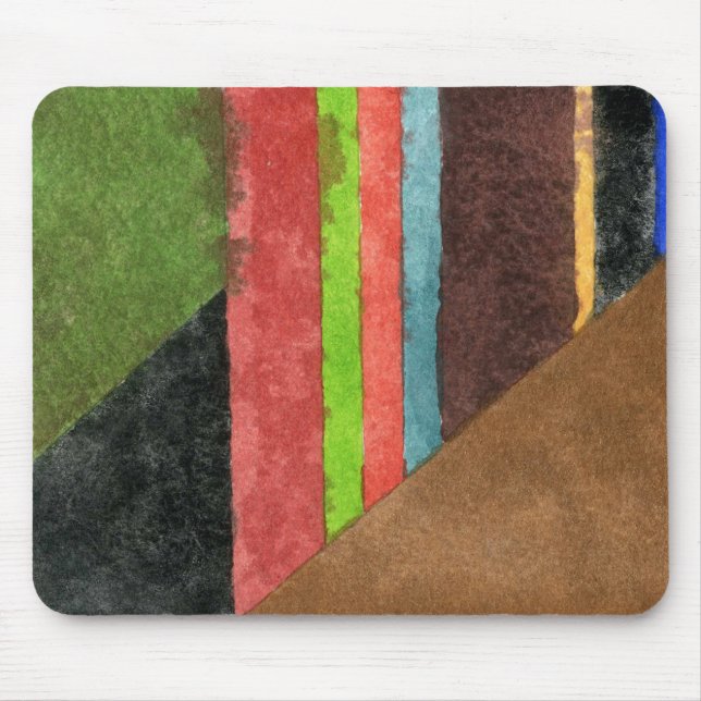 ’Chevrons’ Abstract Design Mousepad Musmatta (Framsidan)