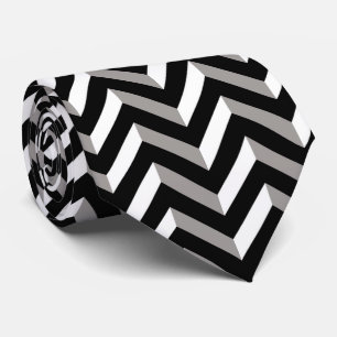 Chevrons Geometric Optical Illusion Tie Slips