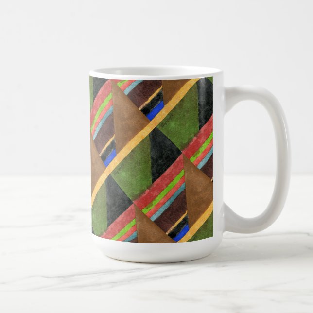 ’Chevrons’ Tiled Abstract Design Mugg (Höger)