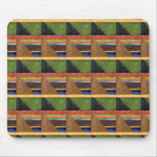 "Chevrons" Tlind bild Abstract Design Mousepad Musmatta