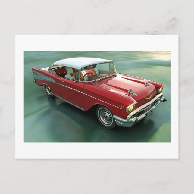Chevy57-34 Vykort (Framsida)