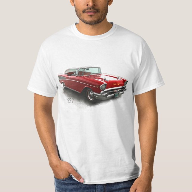 Chevy57-34b 1957 t-shirt (Framsida)