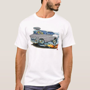 Chevy 150-210 grå färgbil 1956 tee shirt