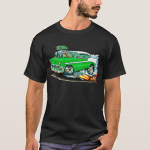 Chevy 150-210 grön bil 1956 t shirt