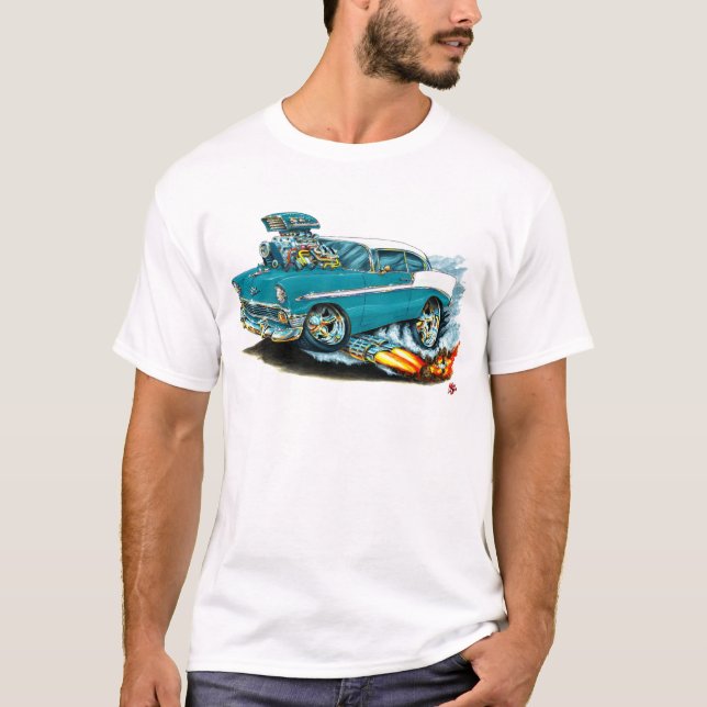 Chevy 150-210 krickabil 1956 tee (Framsida)