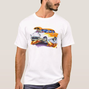 Chevy 1957 150-210 flammar bilen t shirt