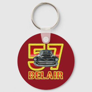 Chevy 1957 Belair Keychain. Nyckelring
