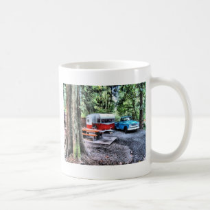 Chevy 1958 Apache och 59/60 Shasta Airflyte Kaffemugg