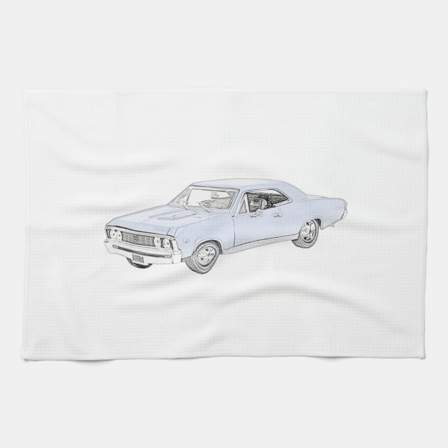 Chevy 1967 Chevelle Kökshandduk (Horisontell)
