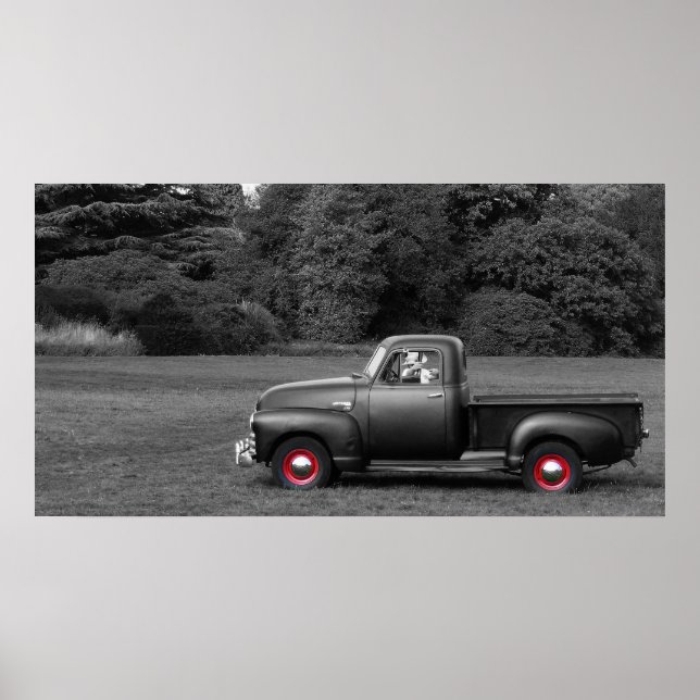 Chevy 3100 Lastbil Poster (Framsidan)