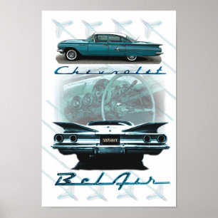 Chevy Bel Air affisch
