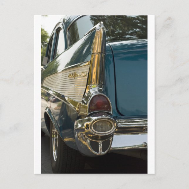 Chevy Bel Air bakre fenor Vykort (Framsida)