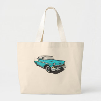 Chevy Bel Air - blått Jumbo Tygkasse