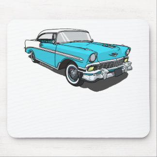 Chevy Bel Air - blått Musmatta