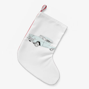 Chevy Bel Air teckning 1955 Liten Julstrumpa