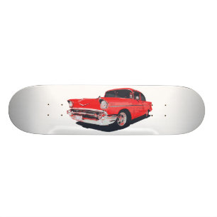 Chevy Bel Air vektorillustration Skateboard Bräda 19,5 Cm